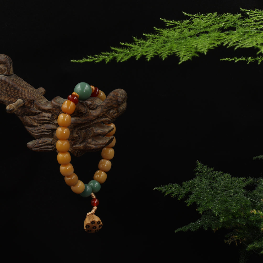Zen Buddhist Jade & Bodhi Seed Bracelet – Meditation Mala for Grounding, Anxiety Relief & Spiritual Growth